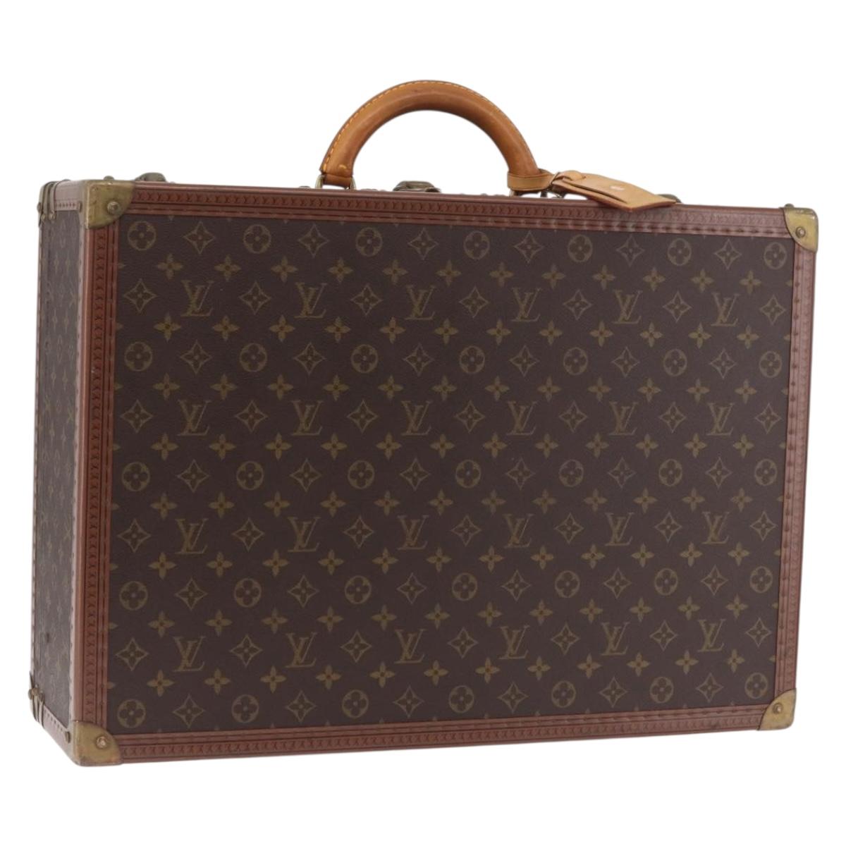LOUIS VUITTON Monogram Alzer 55 Trunk M21229 LV Auth 185559A