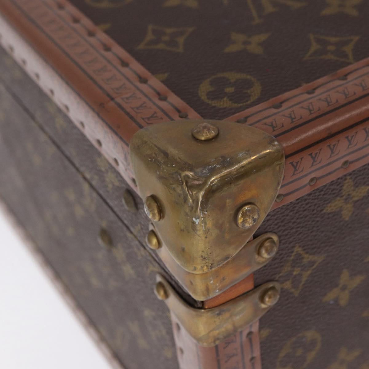 LOUIS VUITTON Monogram Alzer 55 Trunk M21229 LV Auth 185559A