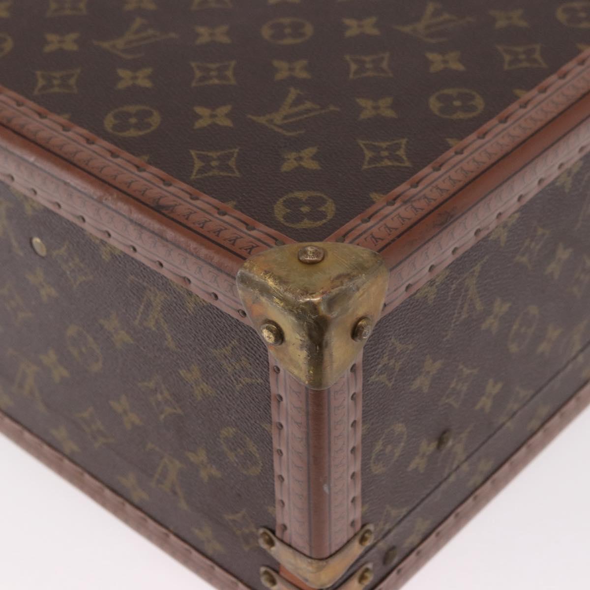 LOUIS VUITTON Monogram Alzer 55 Trunk M21229 LV Auth 185559A