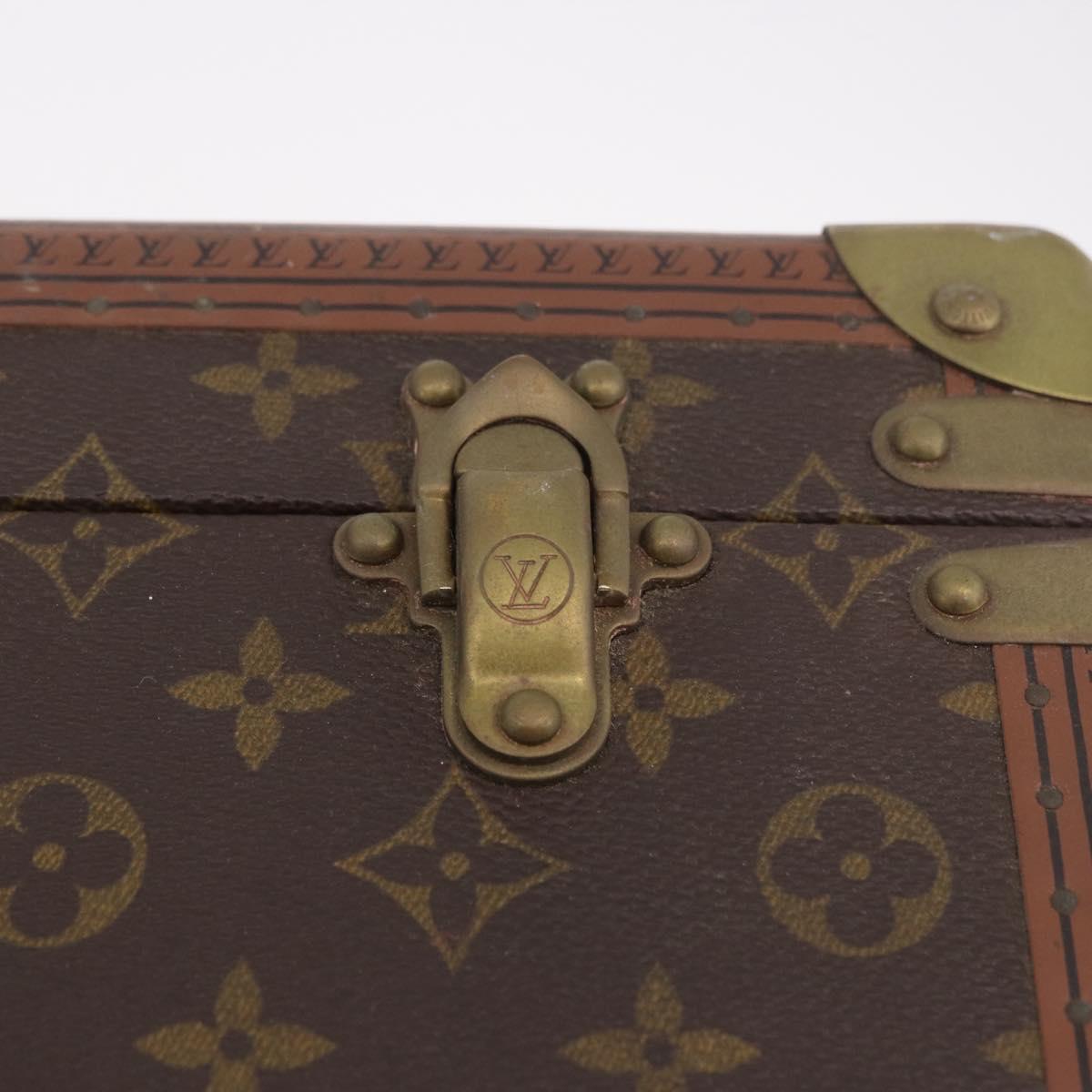 LOUIS VUITTON Monogram Alzer 55 Trunk M21229 LV Auth 185559A
