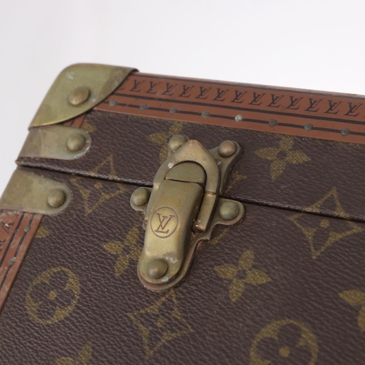 LOUIS VUITTON Monogram Alzer 55 Trunk M21229 LV Auth 185559A