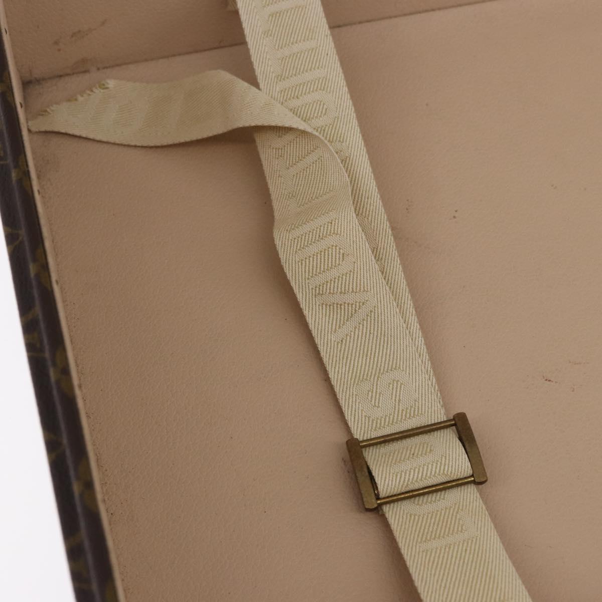 LOUIS VUITTON Monogram Alzer 55 Trunk M21229 LV Auth 185559A