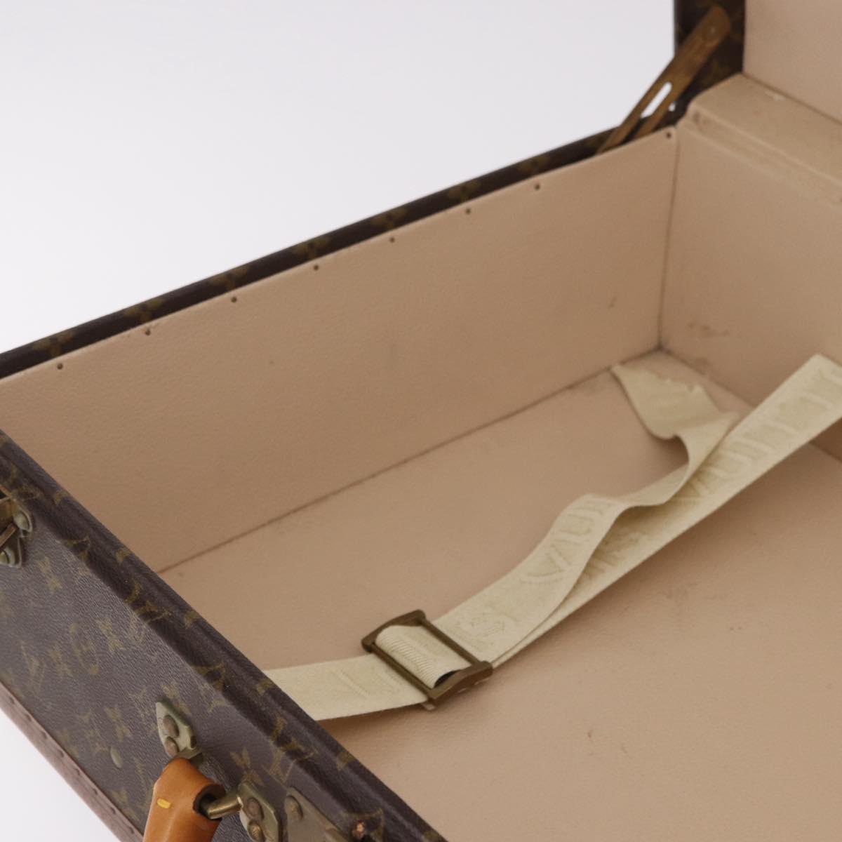 LOUIS VUITTON Monogram Alzer 55 Trunk M21229 LV Auth 185559A