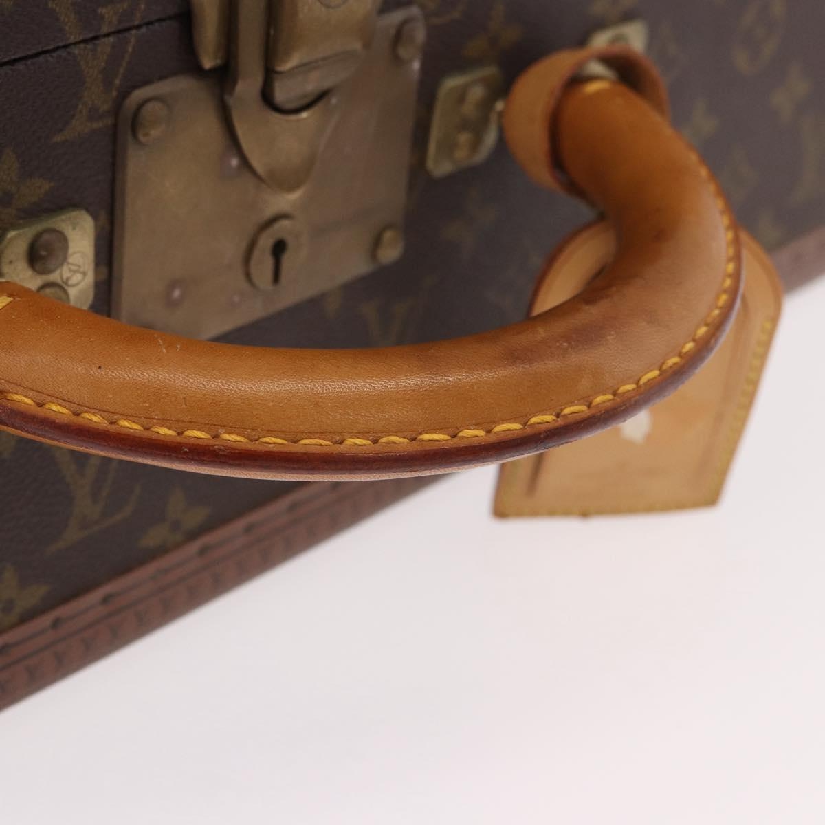 LOUIS VUITTON Monogram Alzer 55 Trunk M21229 LV Auth 185559A