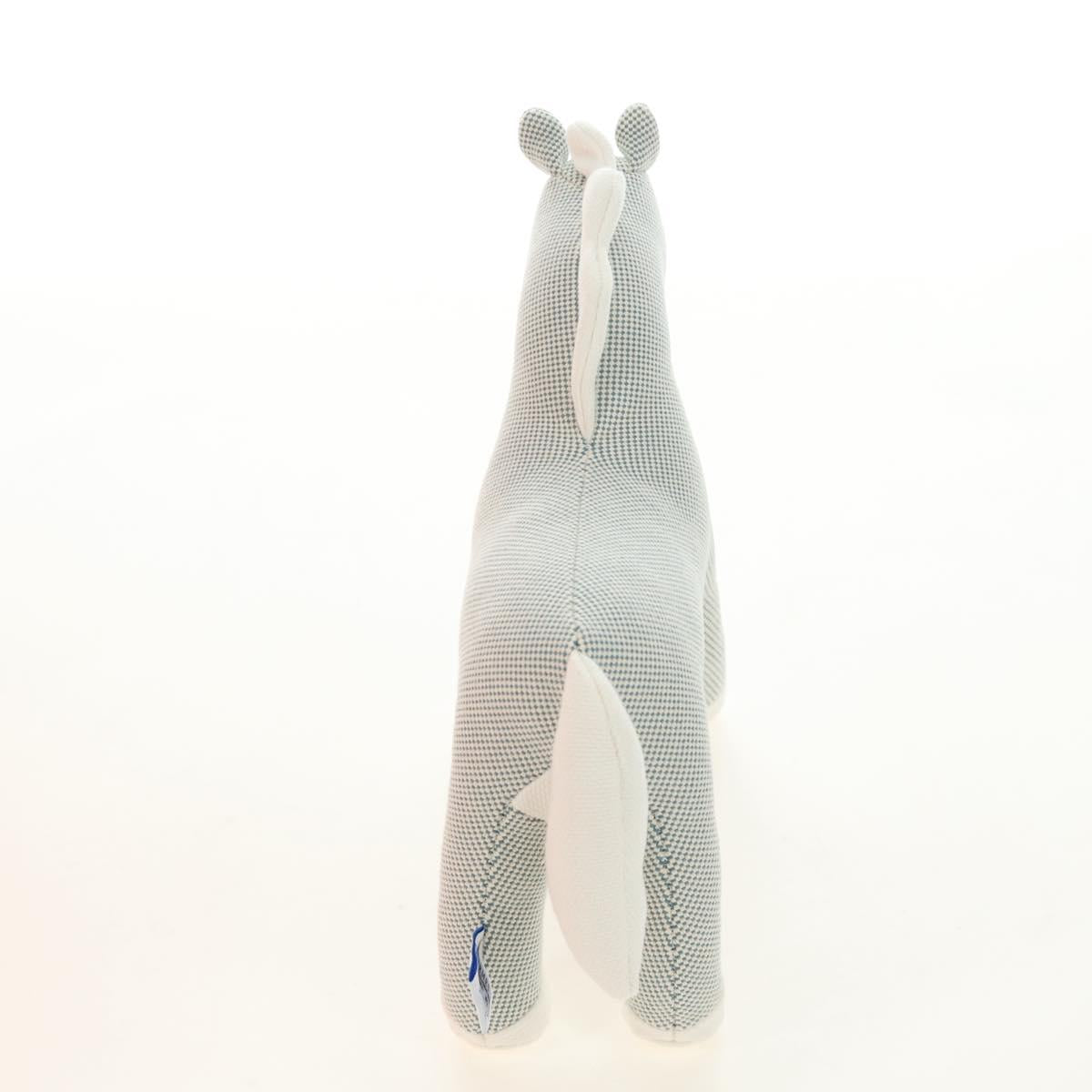 HERMES Cheval Honoré Epopé Stuffed Cotton Light Blue Auth 185562M