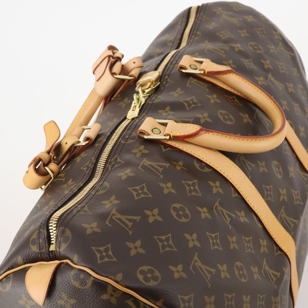 LOUIS VUITTON Monogram Keepall 50 Boston Bag M41426 LV Auth 185599SAM