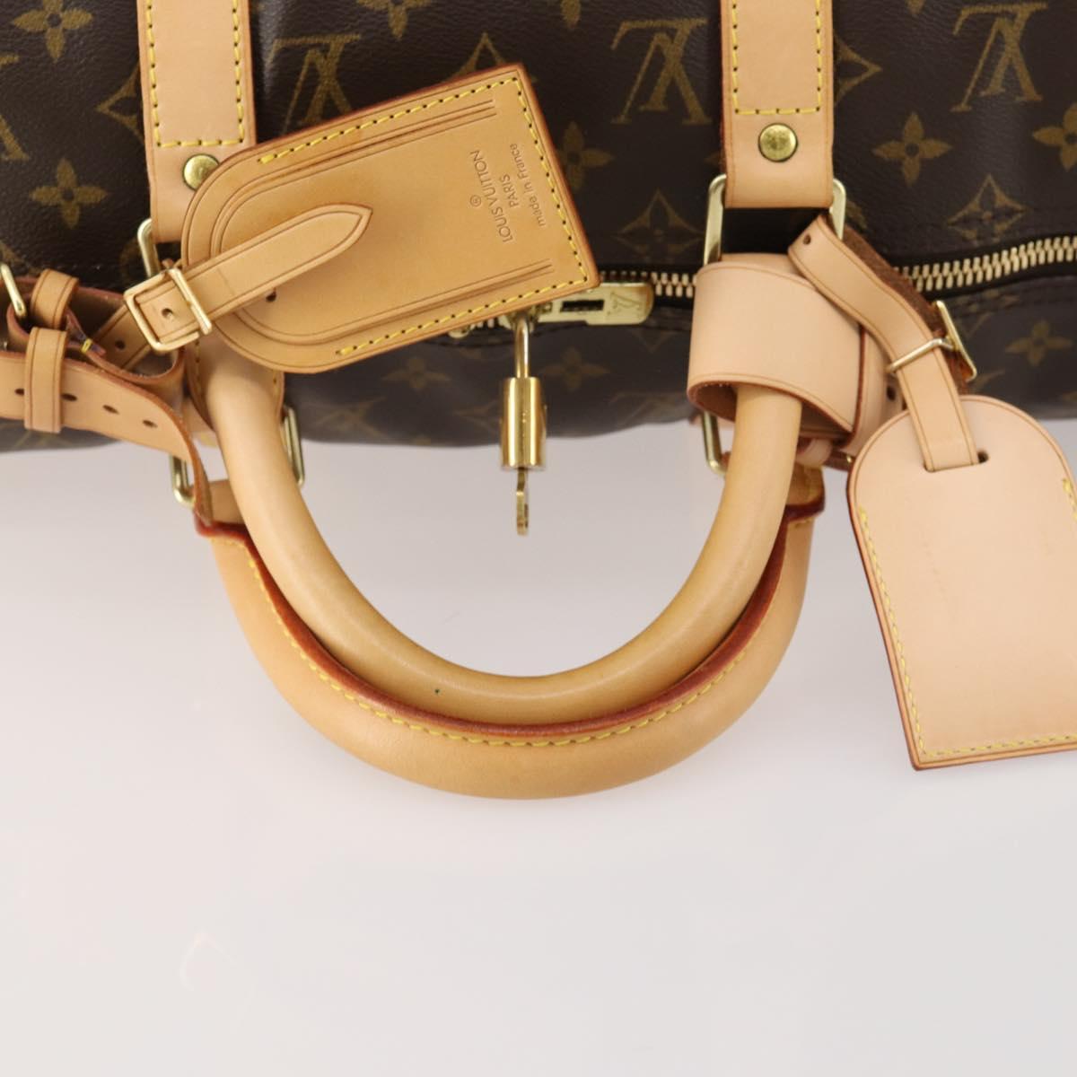 LOUIS VUITTON Monogram Keepall 50 Boston Bag M41426 LV Auth 185599SAM
