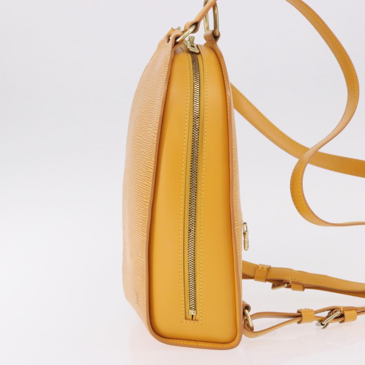 LOUIS VUITTON Epi Mabillon Backpack Yellow M52239 LV Auth 185616A