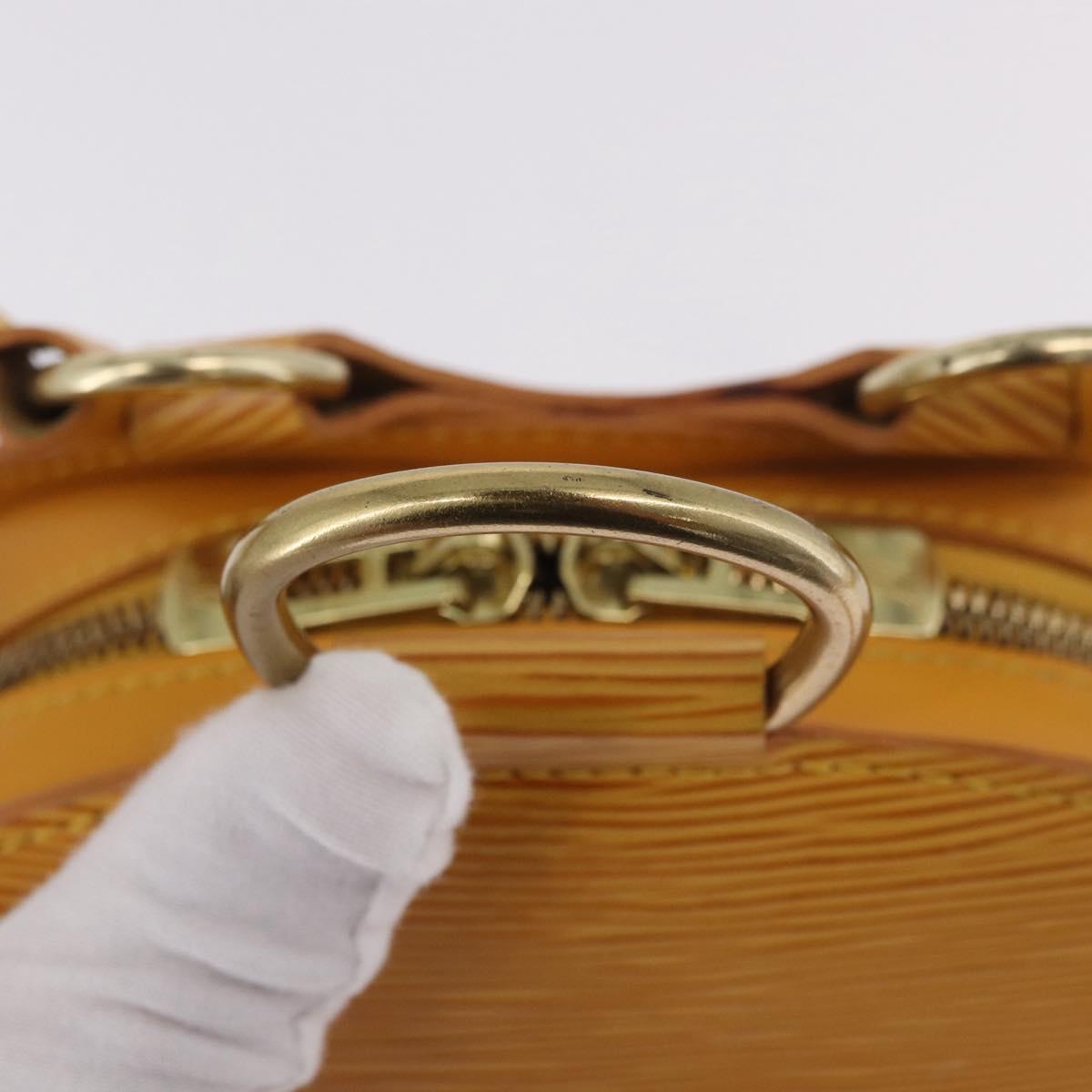 LOUIS VUITTON Epi Mabillon Backpack Yellow M52239 LV Auth 185616A
