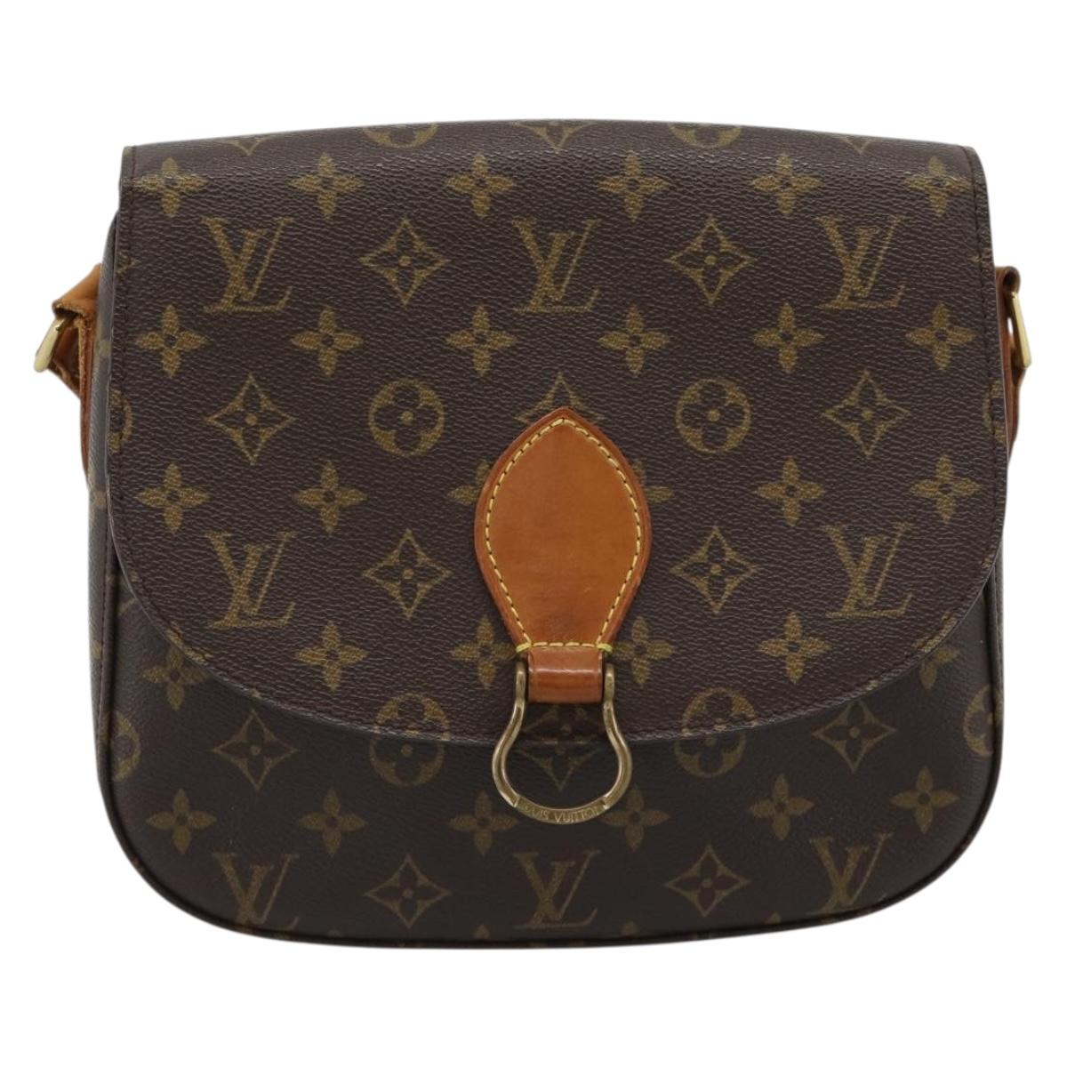 LOUIS VUITTON Monogram Saint Cloud GM Shoulder Bag M51242 LV Auth 185624