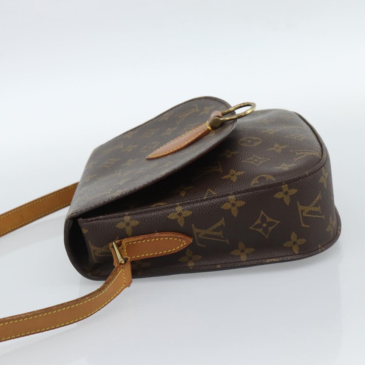 LOUIS VUITTON Monogram Saint Cloud GM Shoulder Bag M51242 LV Auth 185624