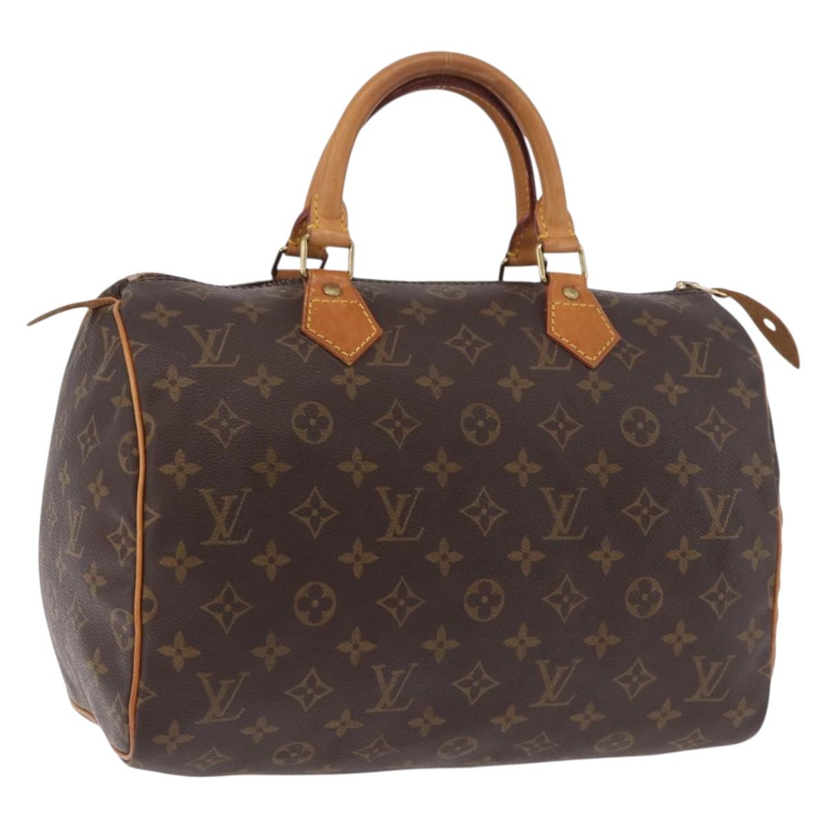 LOUIS VUITTON Monogram Speedy 30 Hand Bag M41526 LV Auth 185625A
