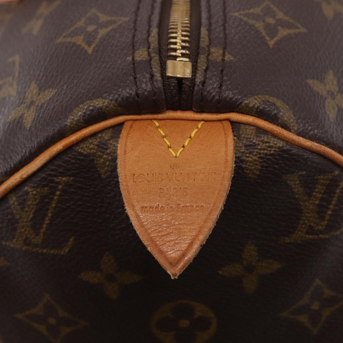 LOUIS VUITTON Monogram Speedy 30 Hand Bag M41526 LV Auth 185625A