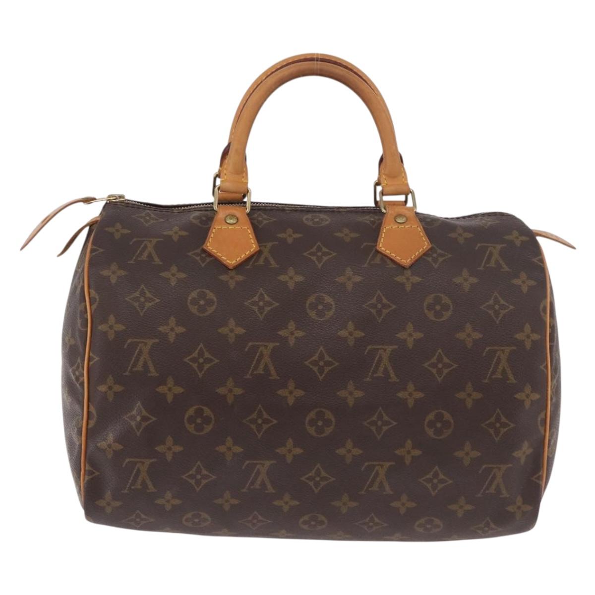 LOUIS VUITTON Monogram Speedy 30 Hand Bag M41526 LV Auth 185625A