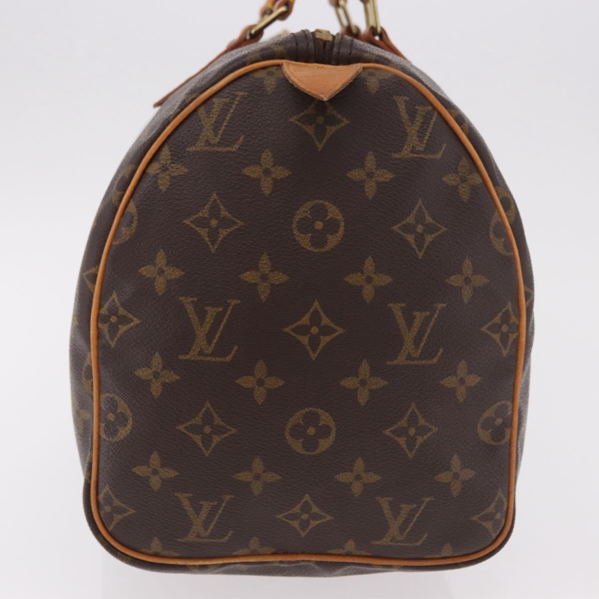 LOUIS VUITTON Monogram Speedy 30 Hand Bag M41526 LV Auth 185625A