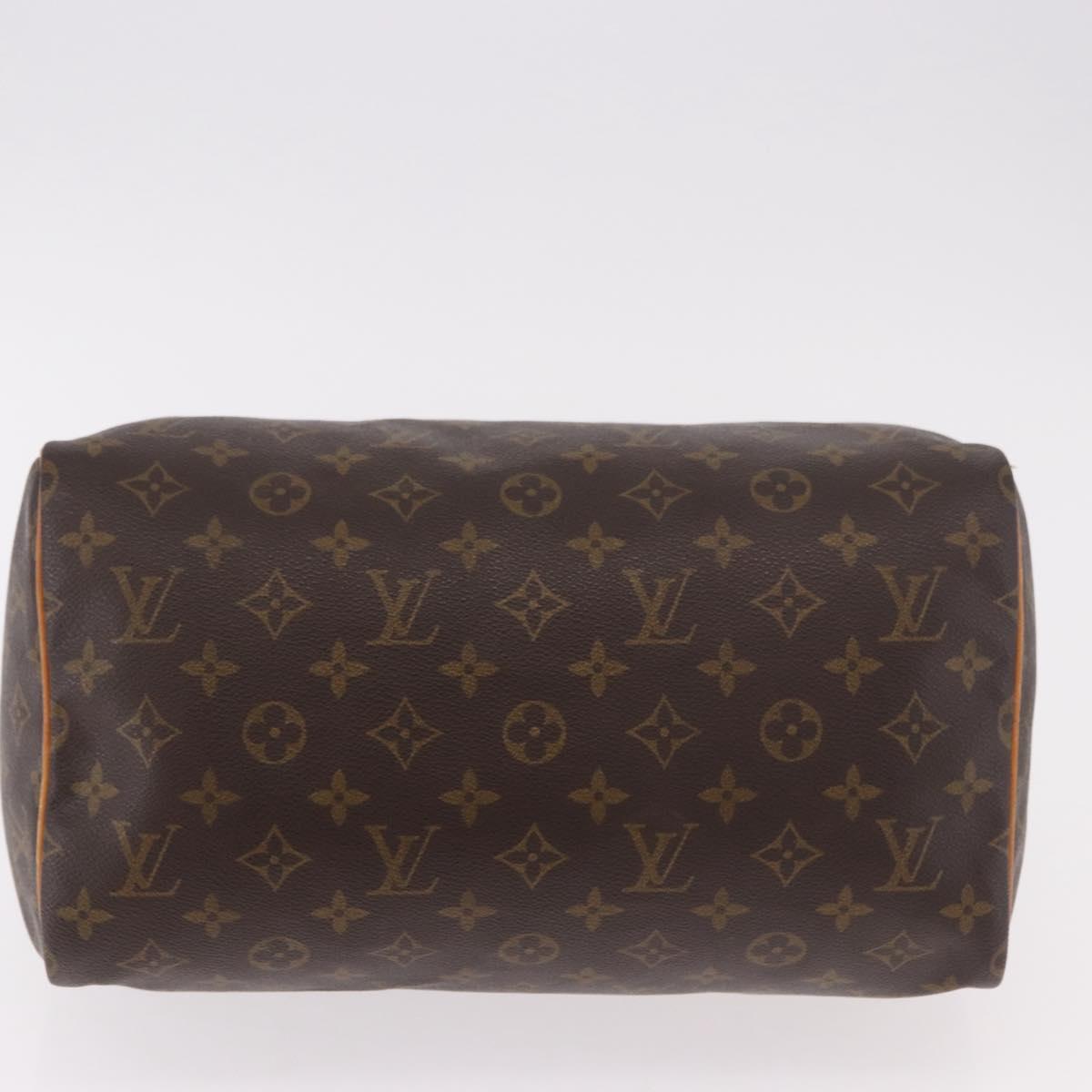 LOUIS VUITTON Monogram Speedy 30 Hand Bag M41526 LV Auth 185625A