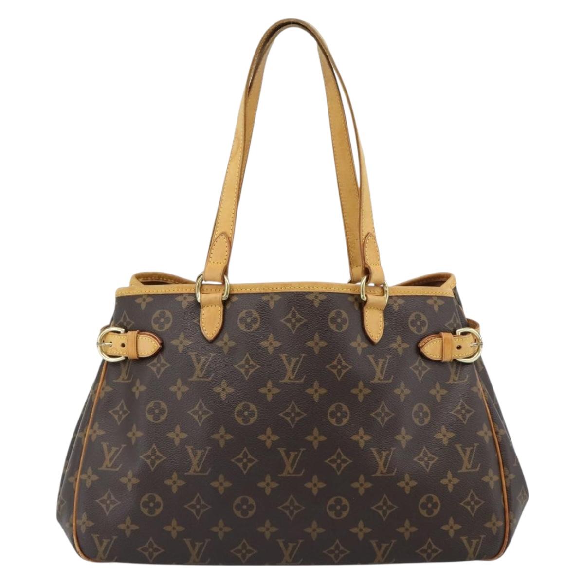 LOUIS VUITTON Monogram Batignolles Horizontal Tote Bag M51154 LV Auth 185632