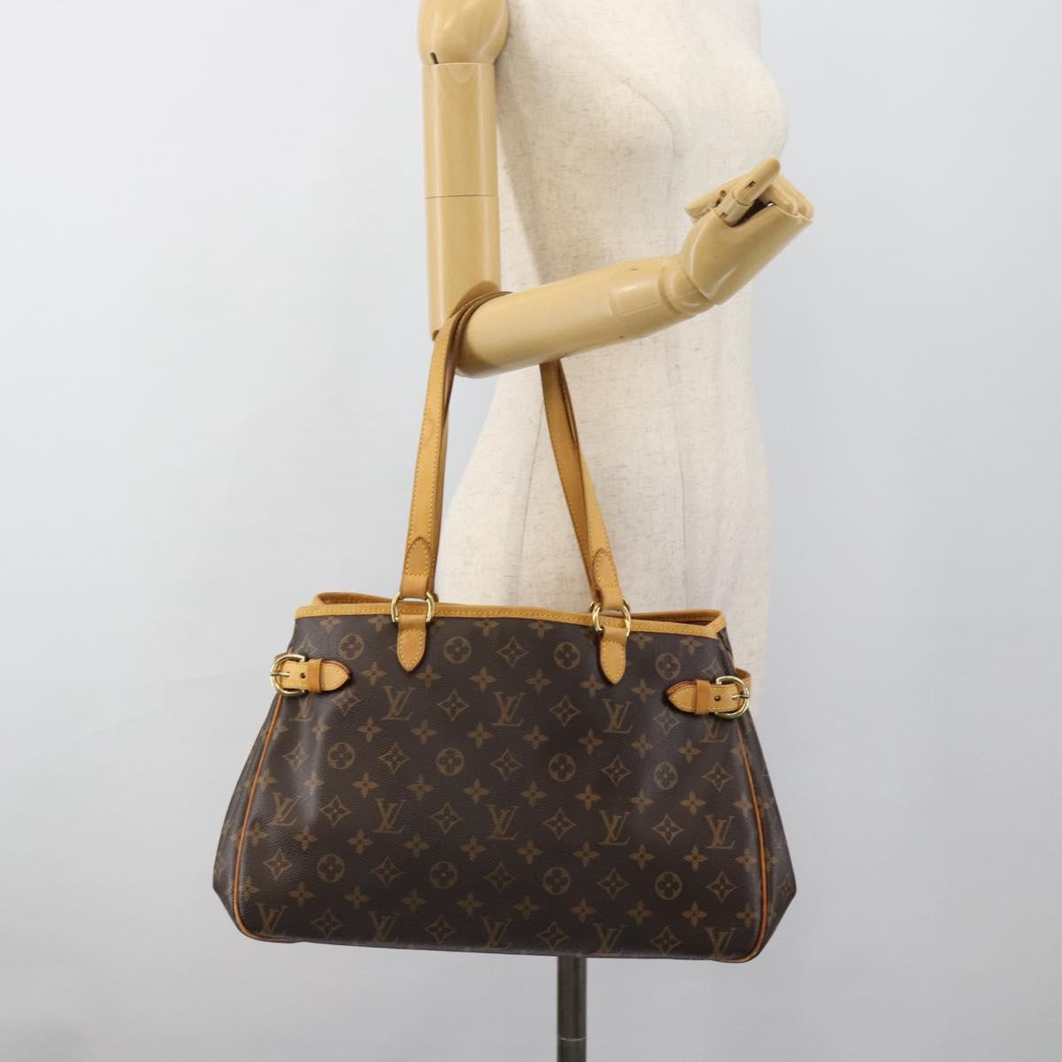 LOUIS VUITTON Monogram Batignolles Horizontal Tote Bag M51154 LV Auth 185632