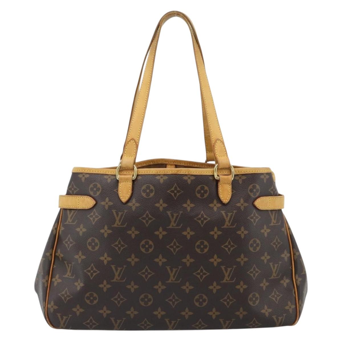LOUIS VUITTON Monogram Batignolles Horizontal Tote Bag M51154 LV Auth 185632
