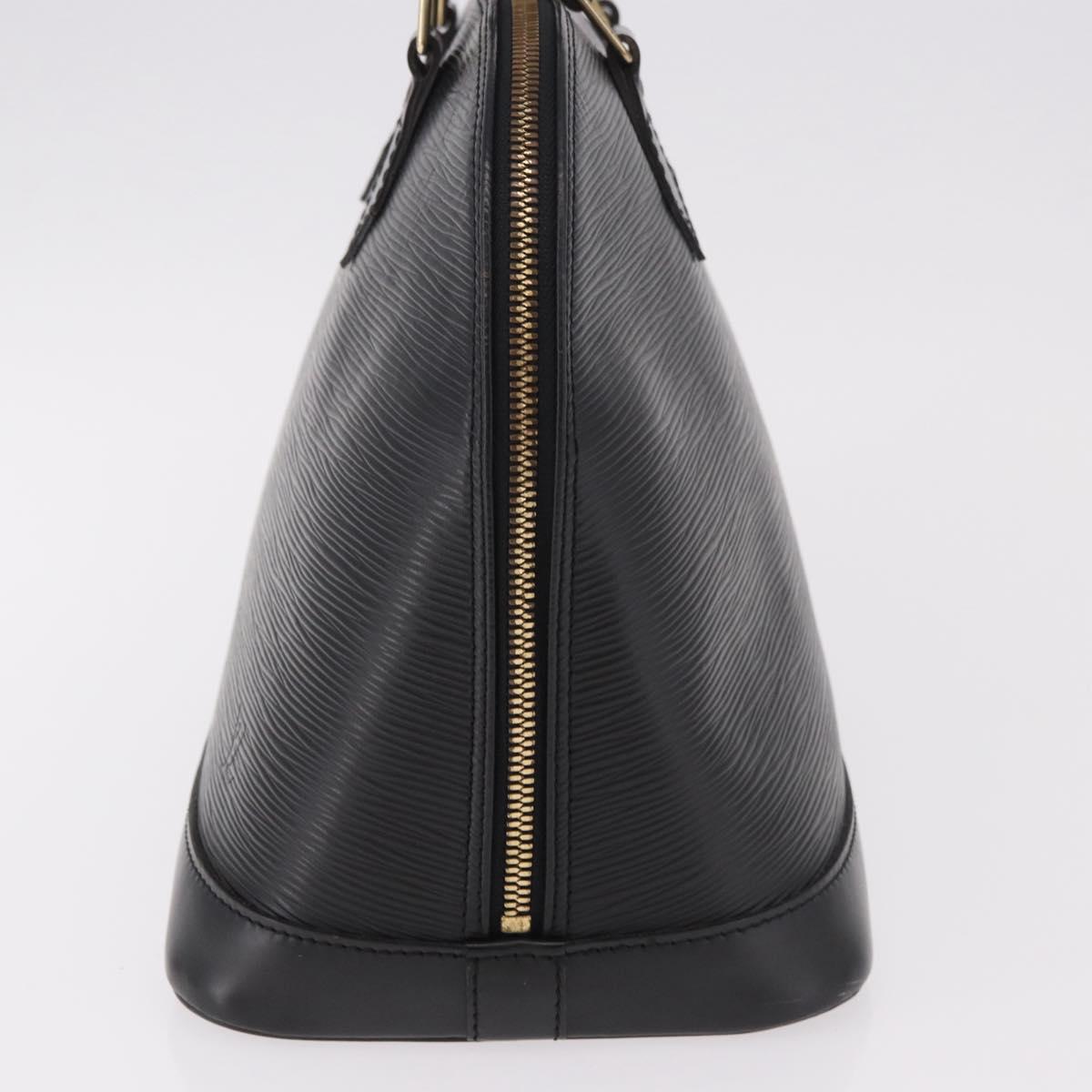 LOUIS VUITTON Epi Alma Hand Bag Noir Black M52142 LV Auth 185634A