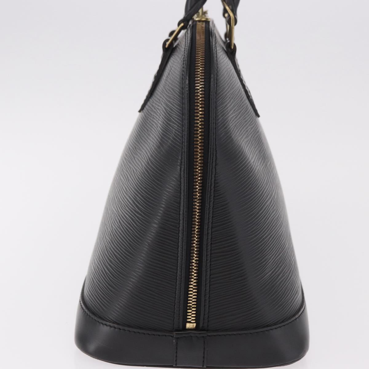 LOUIS VUITTON Epi Alma Hand Bag Noir Black M52142 LV Auth 185634A