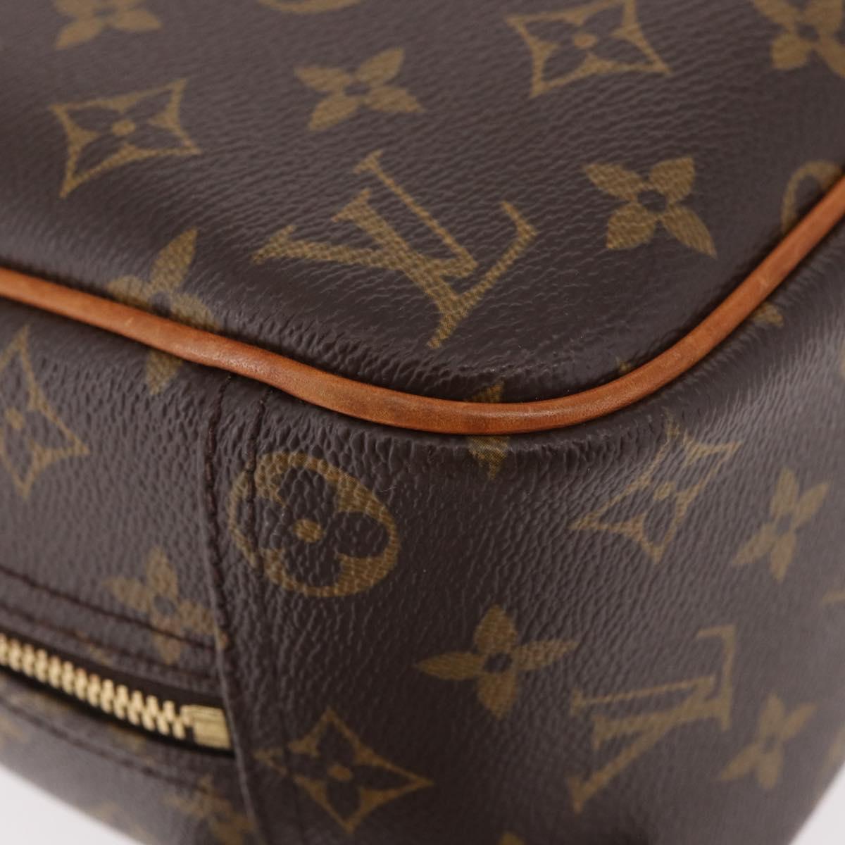 LOUIS VUITTON Monogram Trouville Hand Bag M42228 LV Auth 185638A