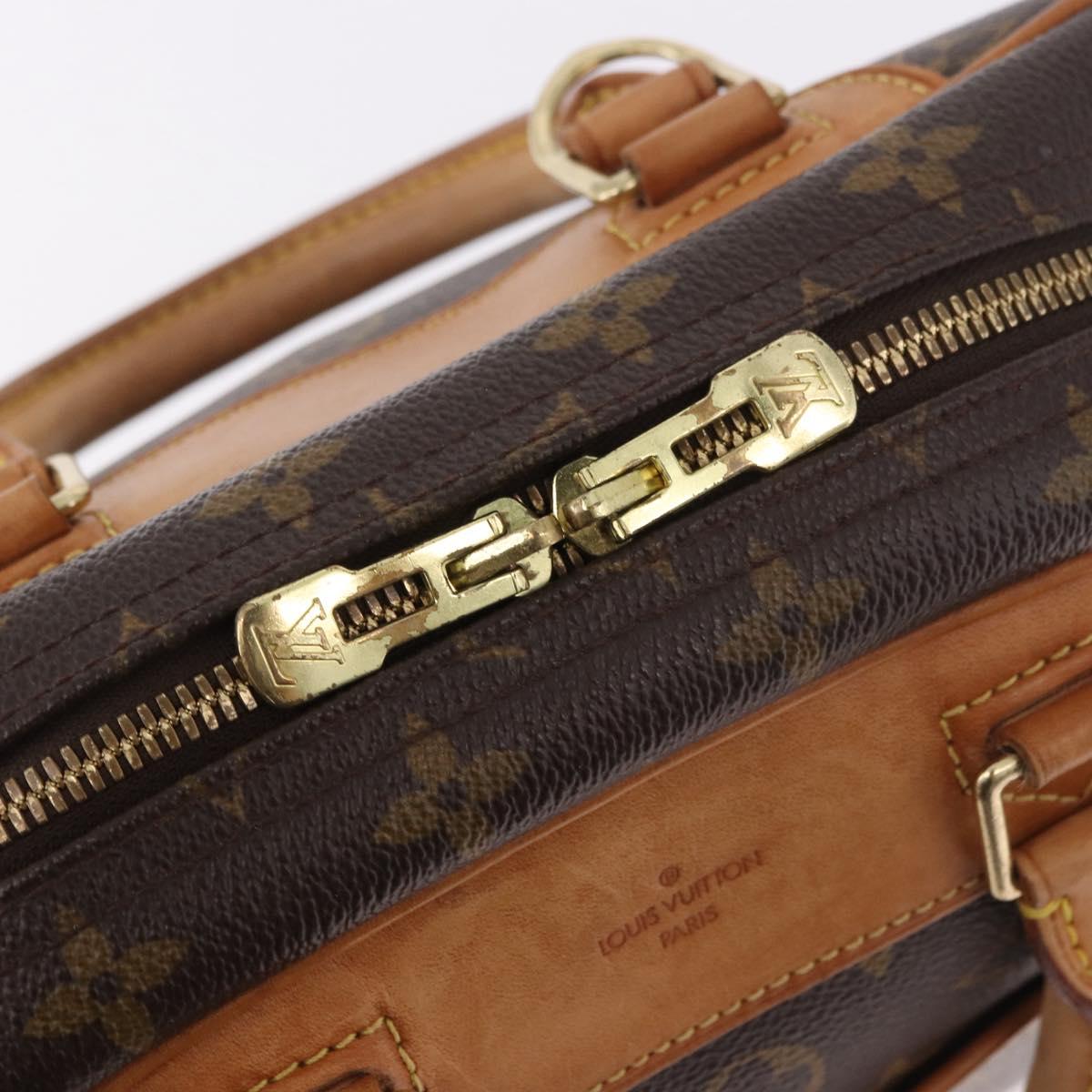 LOUIS VUITTON Monogram Trouville Hand Bag M42228 LV Auth 185638A