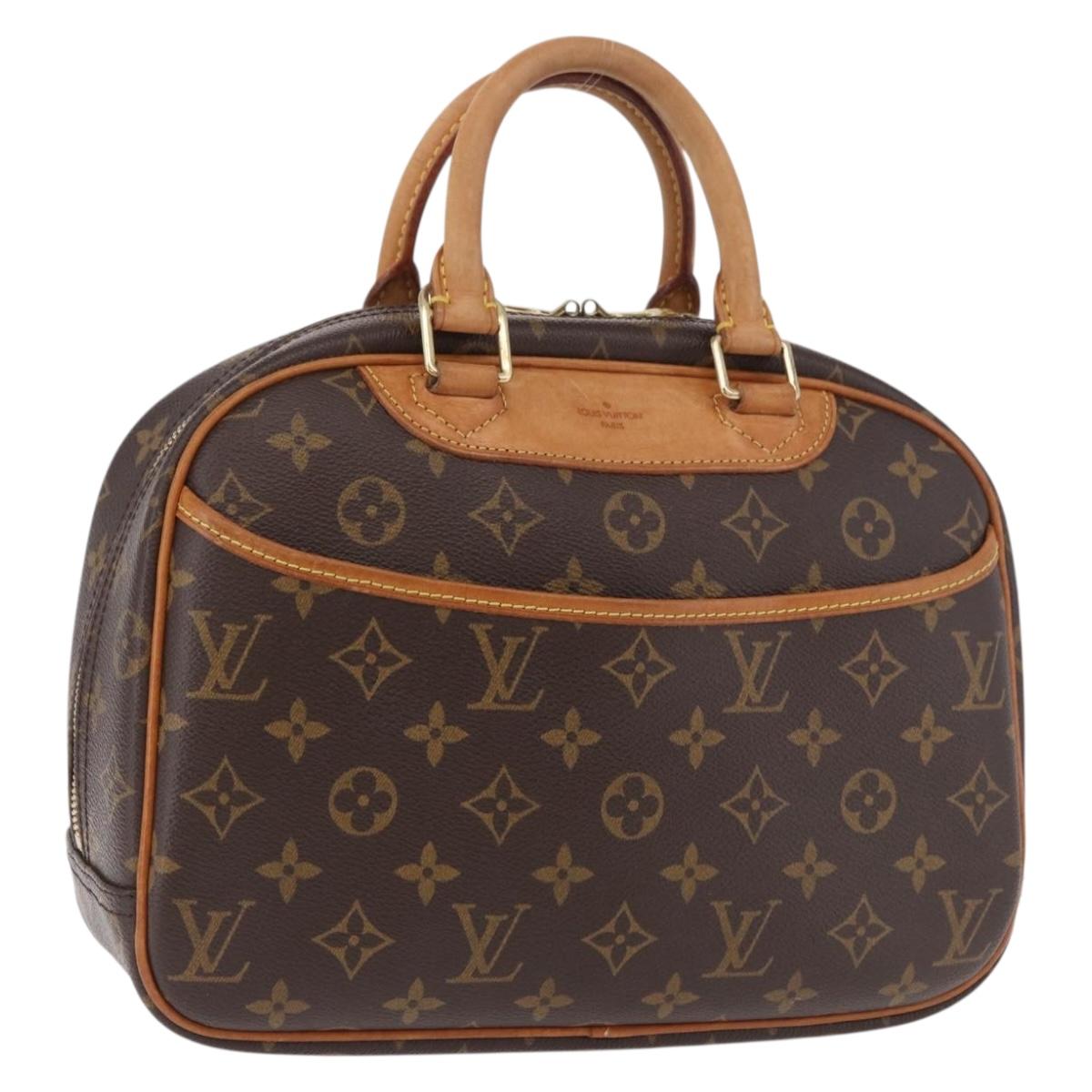 LOUIS VUITTON Monogram Trouville Hand Bag M42228 LV Auth 185638A