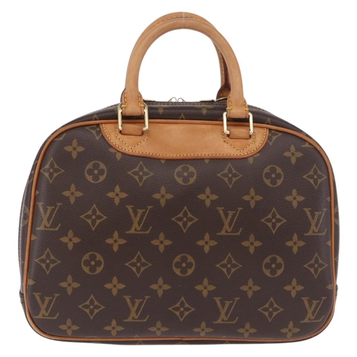 LOUIS VUITTON Monogram Trouville Hand Bag M42228 LV Auth 185638A