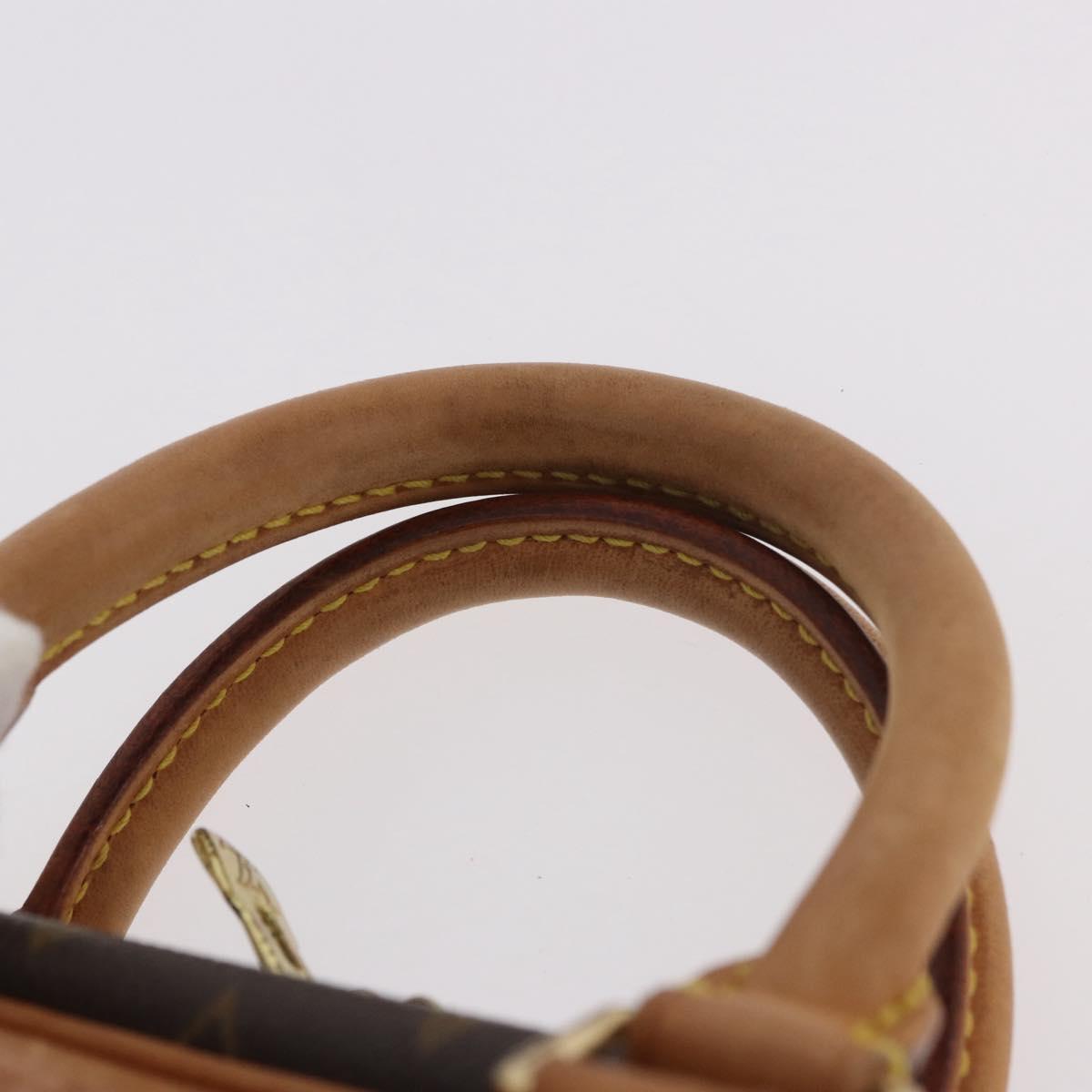 LOUIS VUITTON Monogram Trouville Hand Bag M42228 LV Auth 185638A
