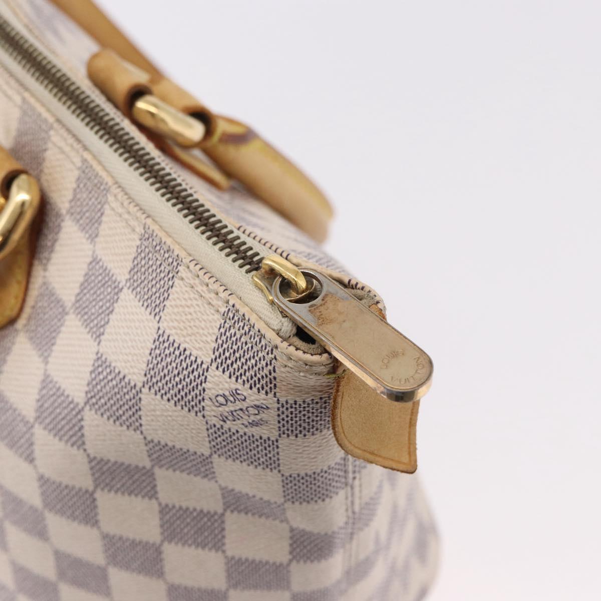 LOUIS VUITTON Damier Azur Saleya PM Tote Bag N51186 LV Auth 185655