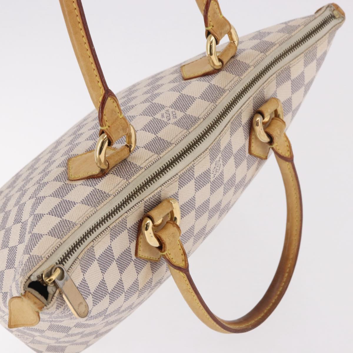 LOUIS VUITTON Damier Azur Saleya PM Tote Bag N51186 LV Auth 185655