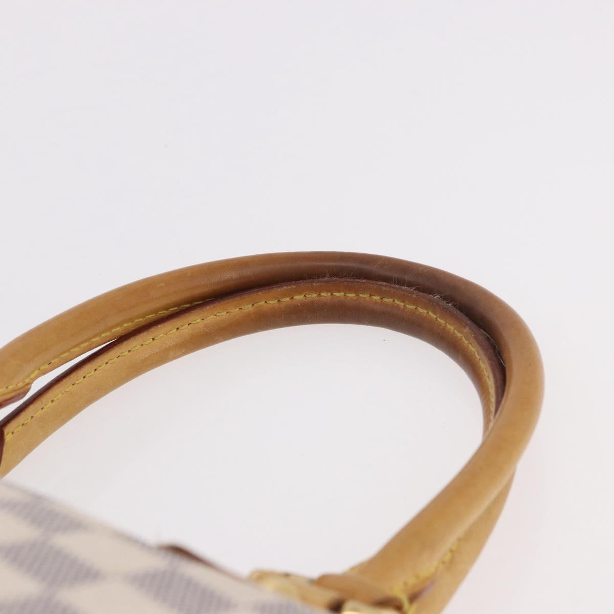 LOUIS VUITTON Damier Azur Saleya PM Tote Bag N51186 LV Auth 185655