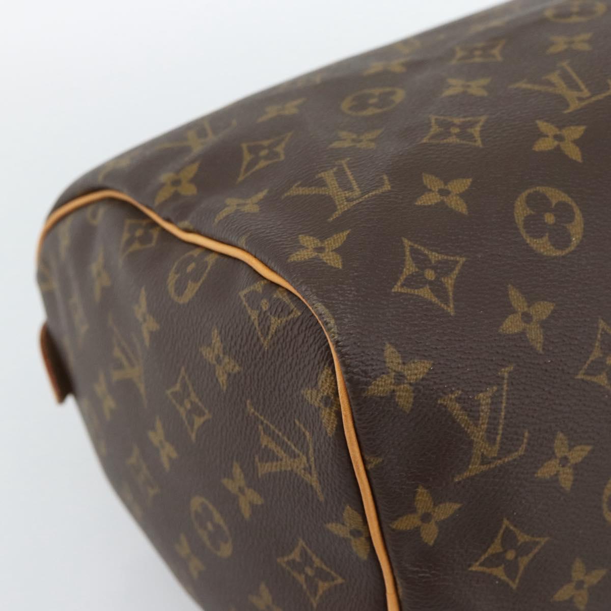 LOUIS VUITTON Monogram Speedy 30 Hand Bag M41526 LV Auth 185656SAV