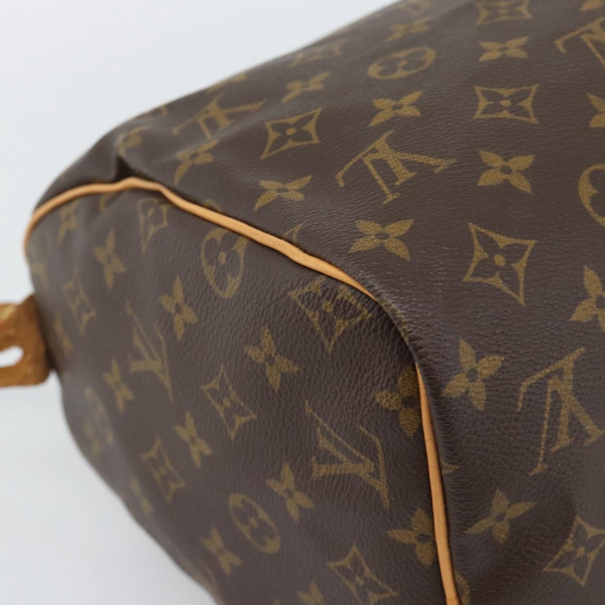 LOUIS VUITTON Monogram Speedy 30 Hand Bag M41526 LV Auth 185656SAV