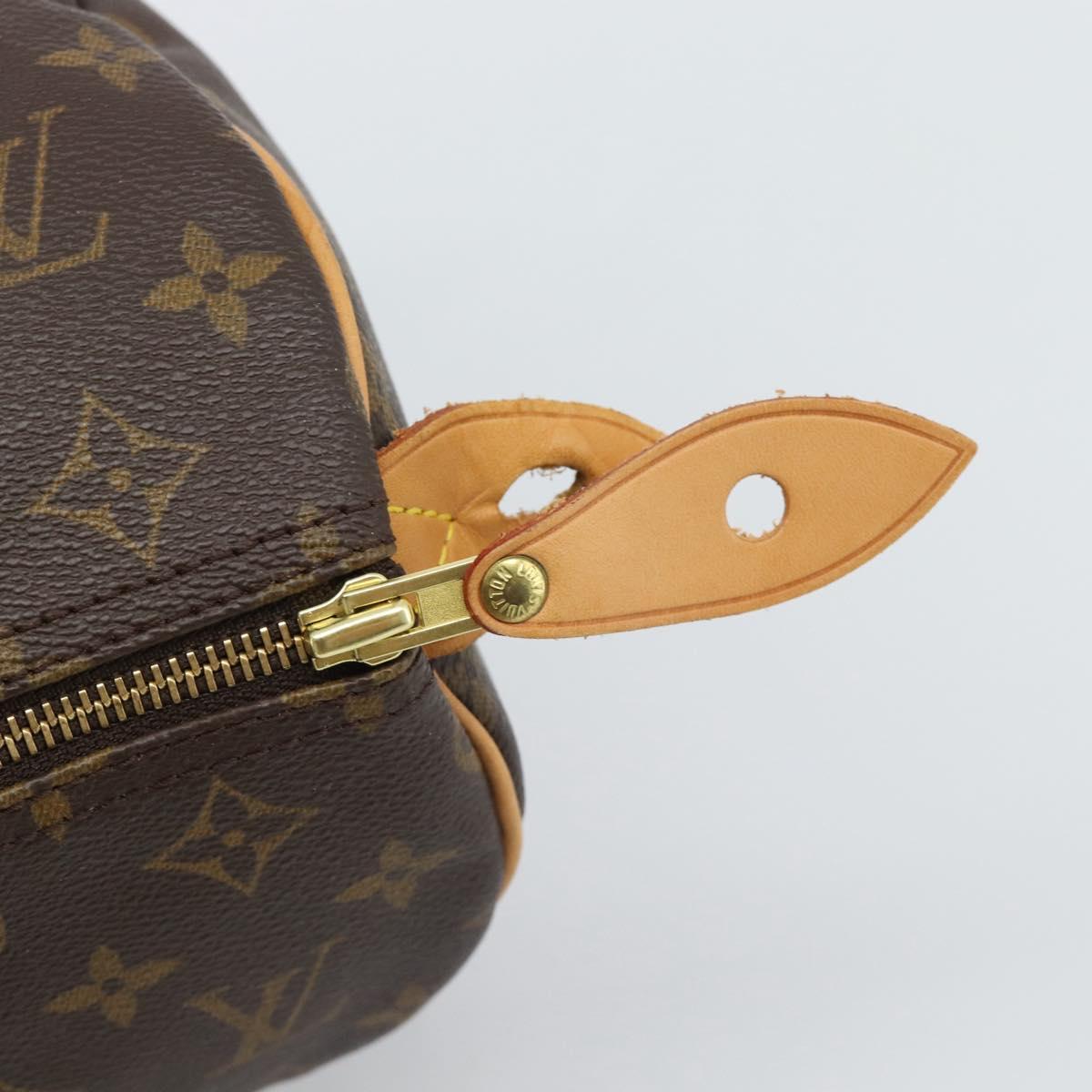 LOUIS VUITTON Monogram Speedy 30 Hand Bag M41526 LV Auth 185656SAV