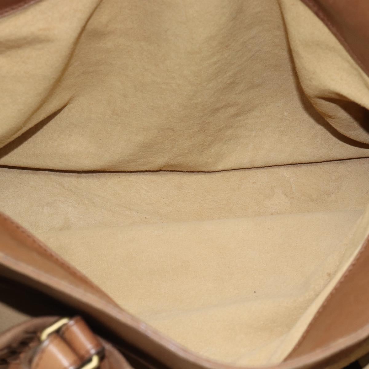 BOTTEGA VENETA INTRECCIATO Hand Bag Leather Brown Gold 171265 Auth 185676