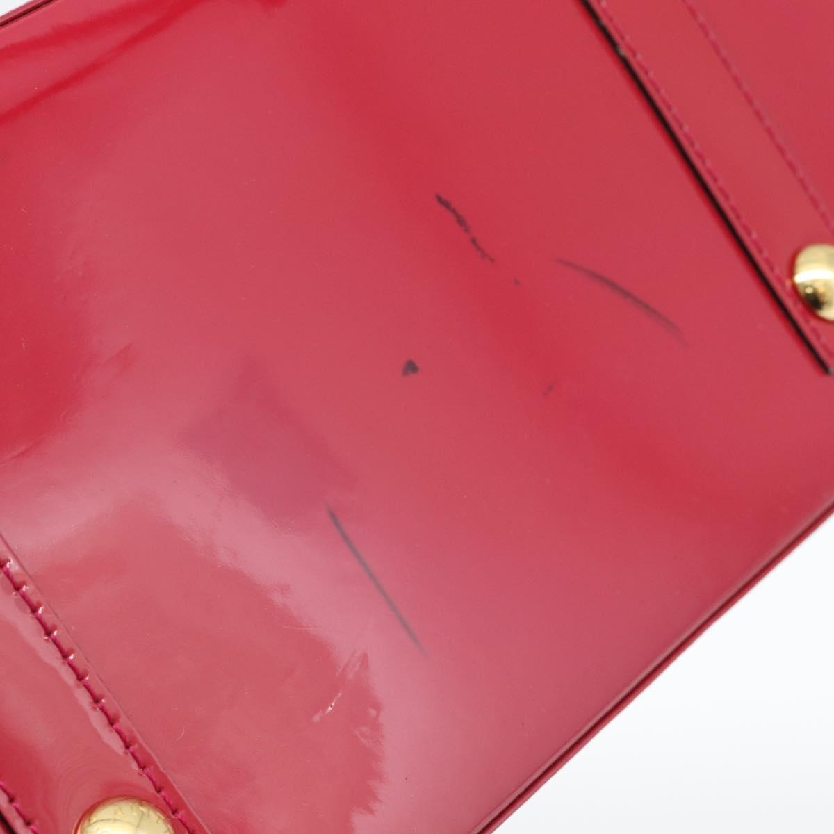 LOUIS VUITTON Monogram Vernis Alma PM Hand Bag Pink M50561 LV Auth 185695A
