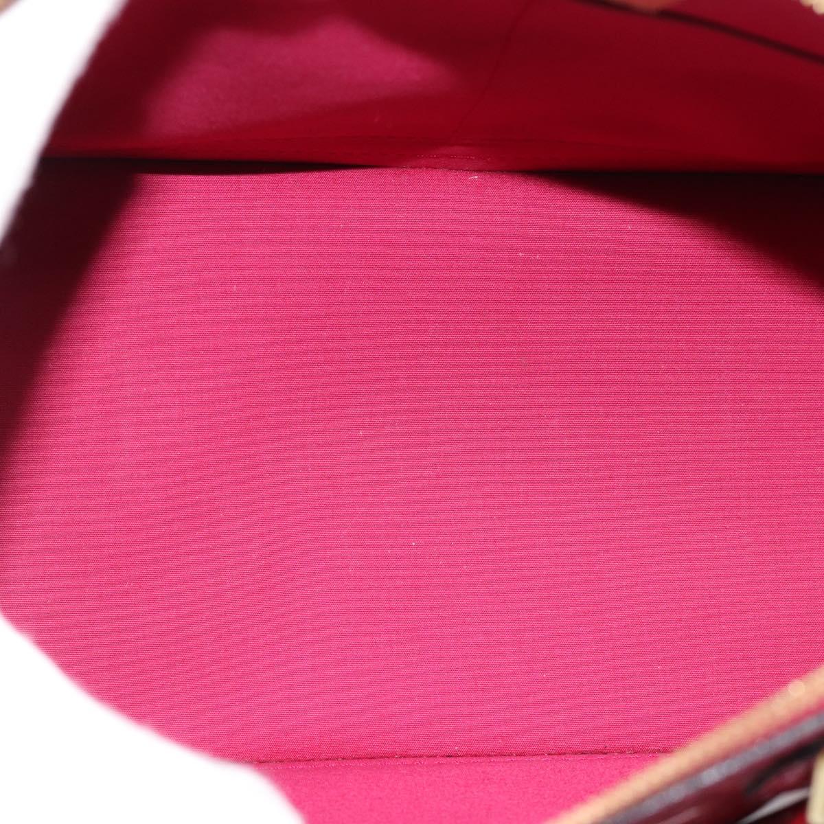 LOUIS VUITTON Monogram Vernis Alma PM Hand Bag Pink M50561 LV Auth 185695A