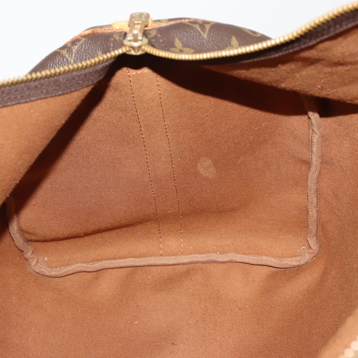 LOUIS VUITTON Monogram Keepall Bandouliere 55 Boston Bag M41414 LV Auth 185696