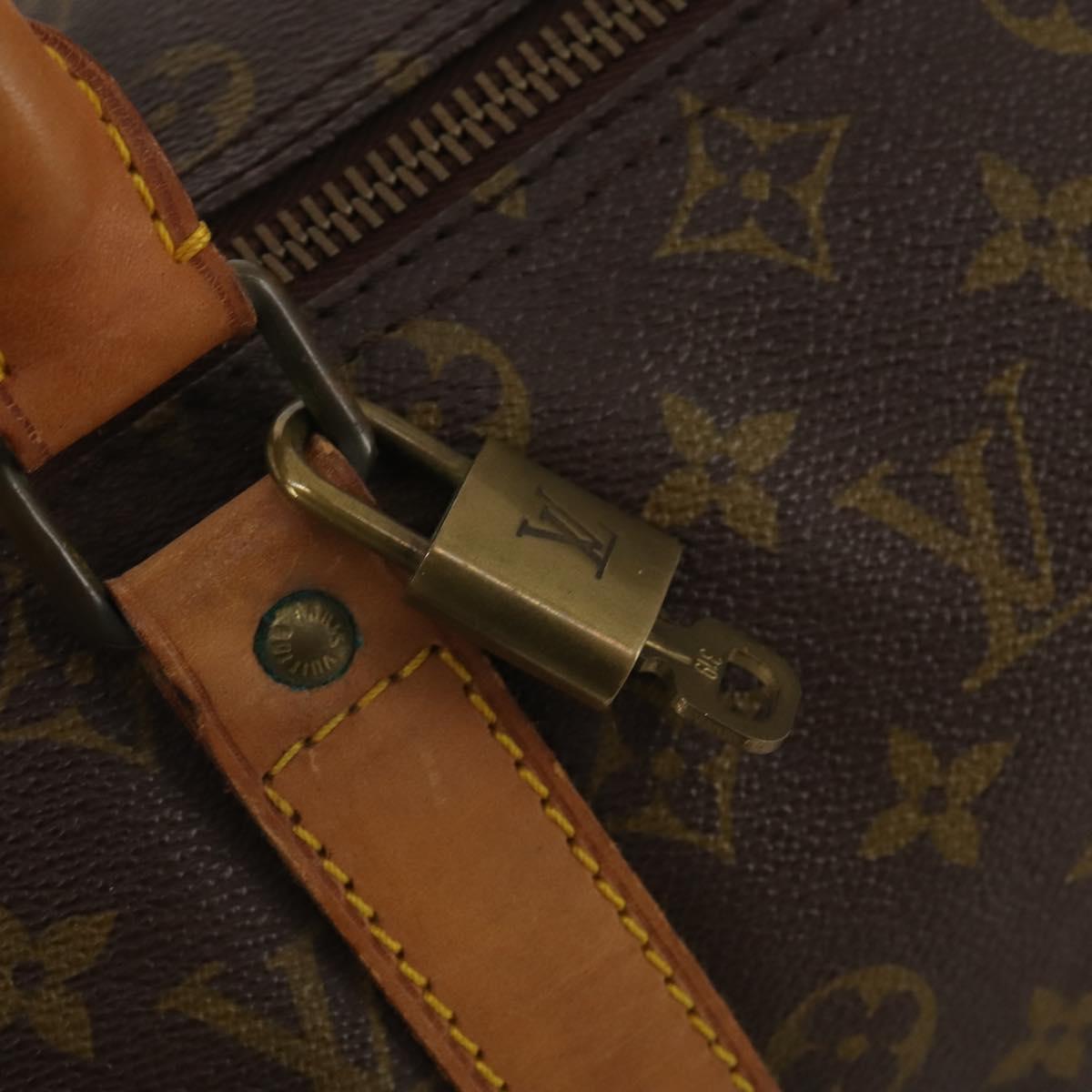 LOUIS VUITTON Monogram Keepall 45 Boston Bag M41428 LV Auth 185697A