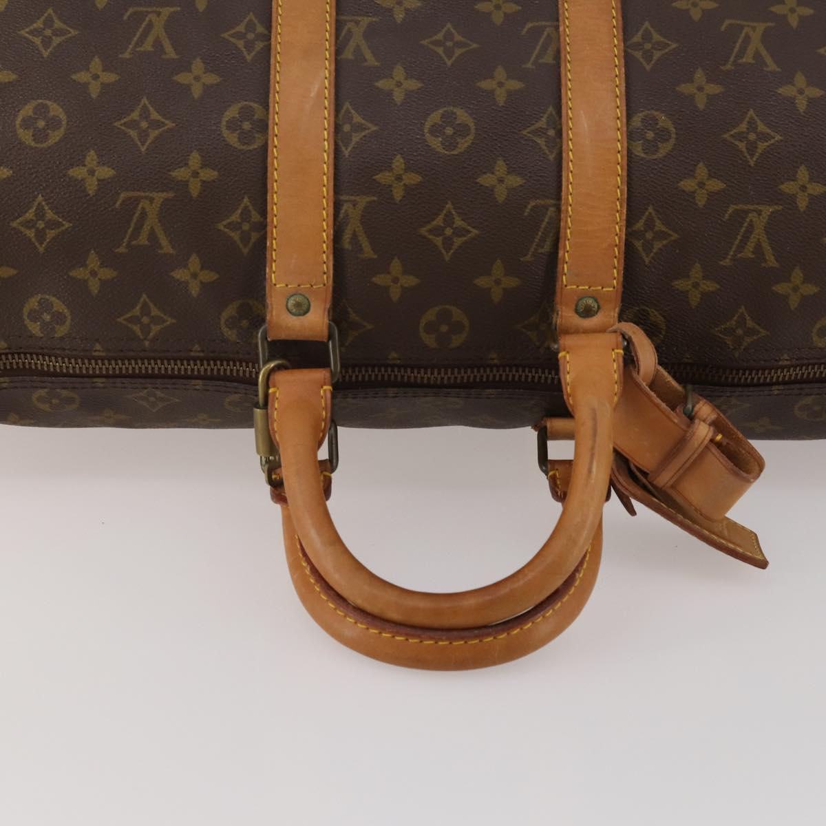 LOUIS VUITTON Monogram Keepall 45 Boston Bag M41428 LV Auth 185697A