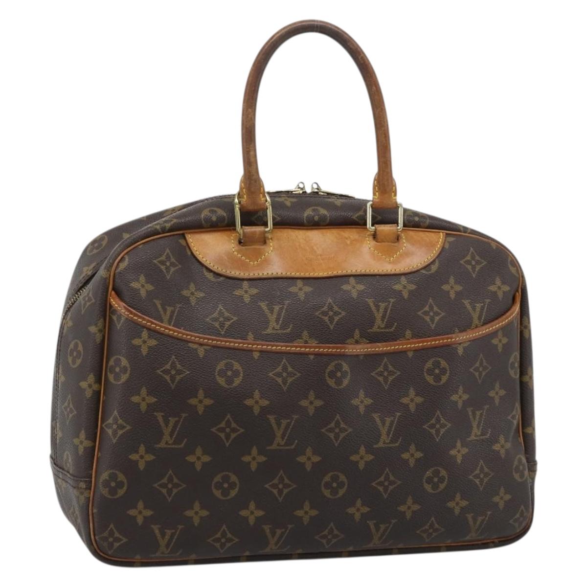 LOUIS VUITTON Monogram Deauville Hand Bag M47270 LV Auth 185699