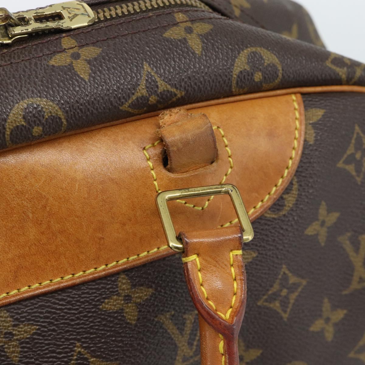 LOUIS VUITTON Monogram Deauville Hand Bag M47270 LV Auth 185699