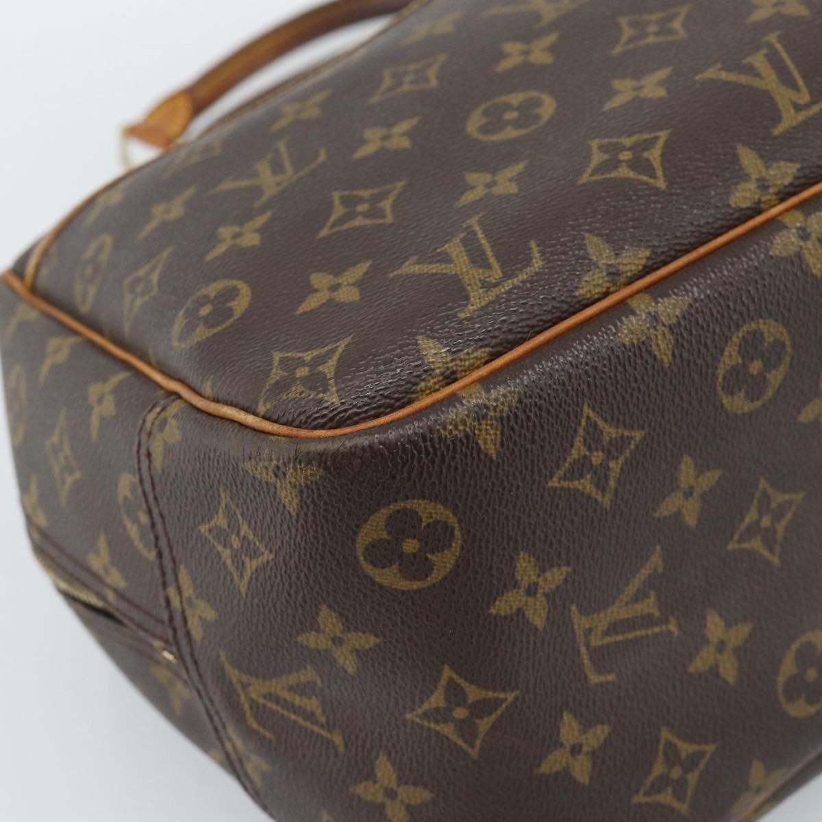LOUIS VUITTON Monogram Deauville Hand Bag M47270 LV Auth 185699