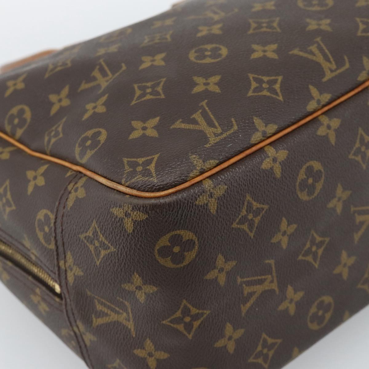 LOUIS VUITTON Monogram Deauville Hand Bag M47270 LV Auth 185699