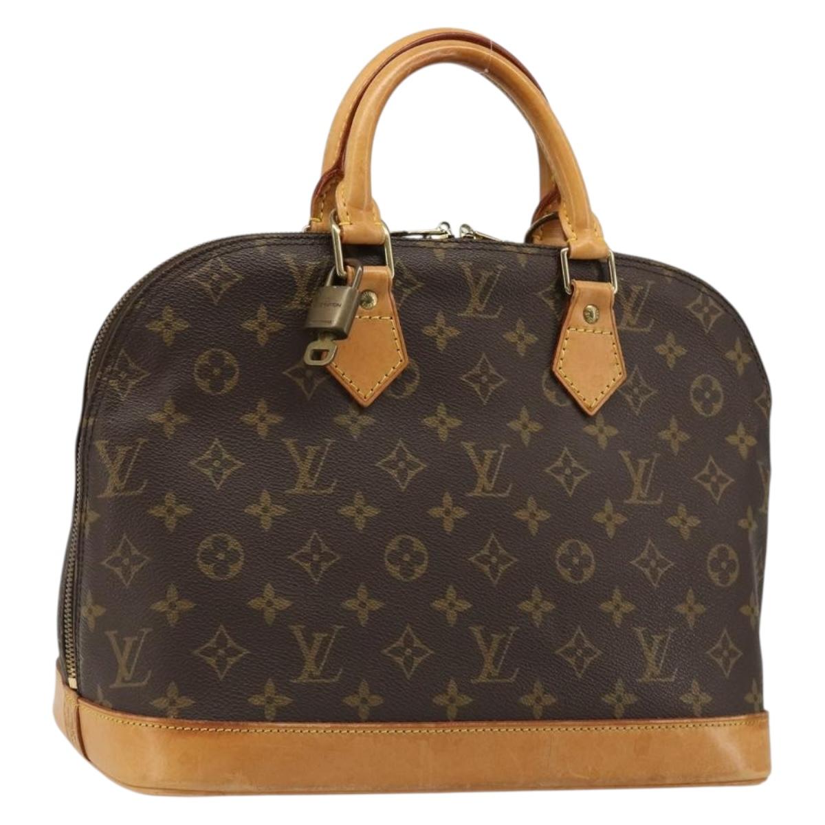 LOUIS VUITTON Monogram Alma Hand Bag M51130 LV Auth 185700A