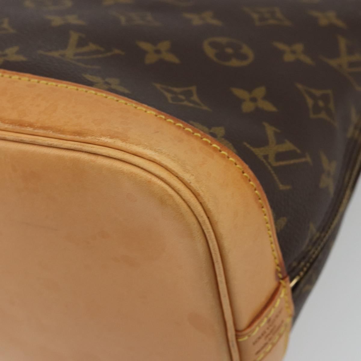 LOUIS VUITTON Monogram Alma Hand Bag M51130 LV Auth 185700A