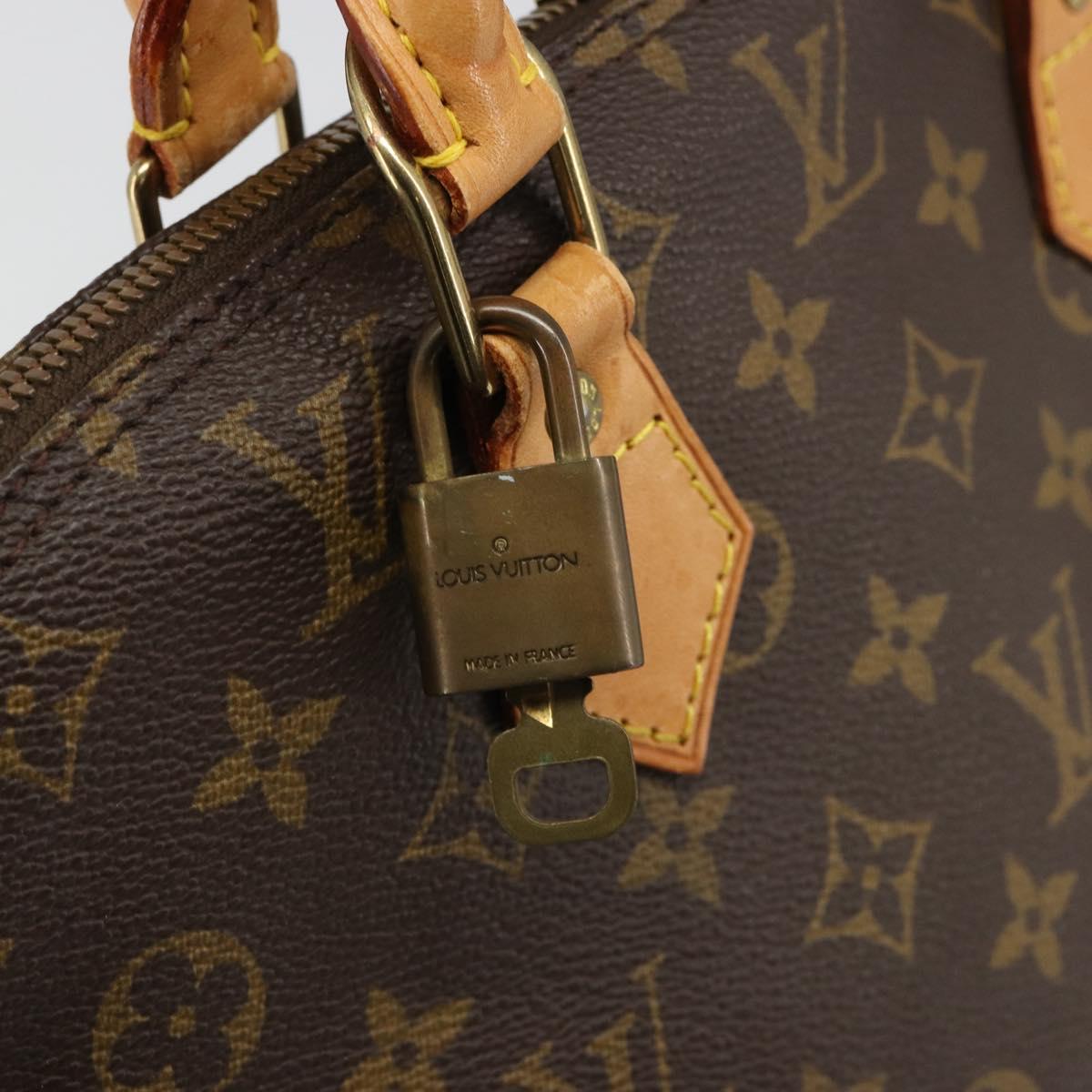 LOUIS VUITTON Monogram Alma Hand Bag M51130 LV Auth 185700A