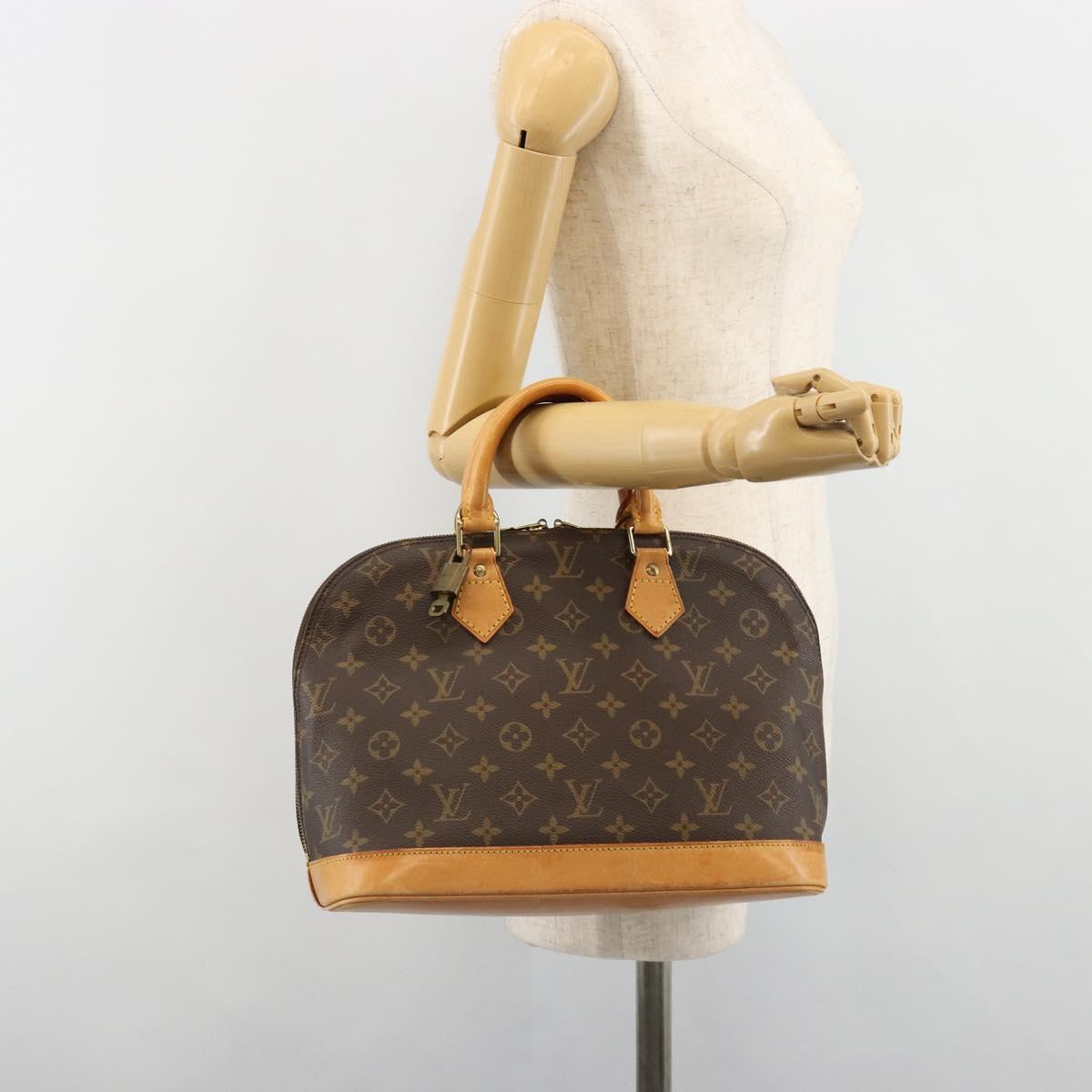 LOUIS VUITTON Monogram Alma Hand Bag M51130 LV Auth 185700A